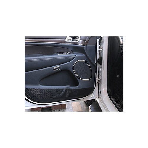 Borde de marco de bisel de altavoz de puerta cromado para Jeep Grand Cherokee 2011-2020 - Imagen 15 de 19