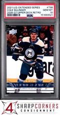 2021 UD EXTENDED SERIES 06-07 UD RETRO COLE SILLINGER RC YOUNG GUNS POP 1 PSA 10