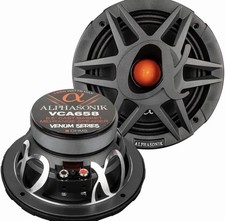 Alphasonik VCA658 VENUM PRO Series 6.5" Speakers 1400 Watts Max 350 Watts RMS