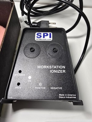 Calibration Cert SPI Workstation Ionizer 94000 / SP4001- 120VAC   ESD System 