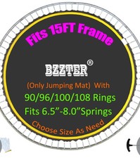 Bzzter Replacement Trampoline Mat, Fits 15ft Round Frame,with 96