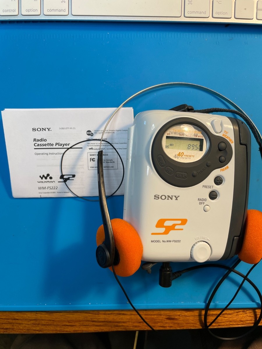 Sony Walkman WM-FS222 Portable Sports Cassette Player/ AM FM