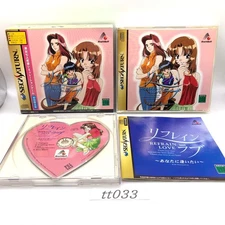 Refrain Love Sega Saturn Game Soft T-5308G Capcom Japanese tt033