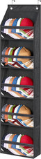 Narrow Door Hat Organizer for Baseball Caps, Baseball Hat Rack for Closet/Wall H