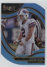 2020 Panini Select Field Level Light Blue Prizm Die-Cut Tyler Bass #389 04at
