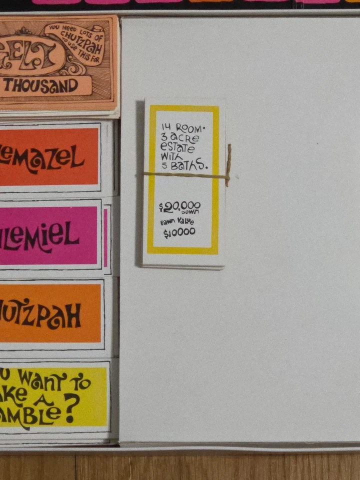 Vintage CHUTZPAH 1967 Board Game Cadaco Game USA No 601  - Image 3 of 4