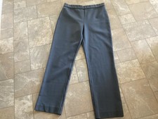 Susan Graver Regular Ponte Straight Leg Pull-On Pants Charcoal SZ S nwot A345008