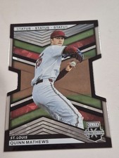2023 Panini Elite Extra Edition QUINN MATHEWS #34  Die Cut Status #/26 Rookie RC
