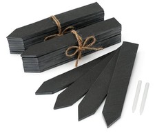 Bulb & Bloom Slate Herb and Plant Markers Set of 4 with Chalk