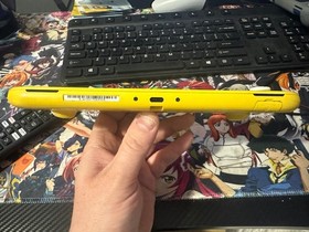 Nintendo Switch Lite Yellow Handheld Console - Poor Condition - Works Fine