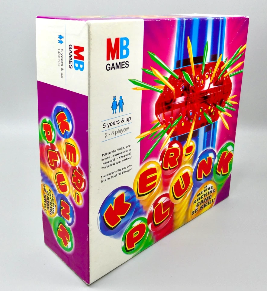 KerPlunk Game by MB Games 1996 'A Nerve-Racking Game of Skill' Ker-Plunk (5yrs+) - Image 4 of 4
