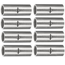 8PCS TINNED COPPER BUTT CONNECTOR GAUGE 4AWG WIRE CRIMP BATTERY TERMINAL