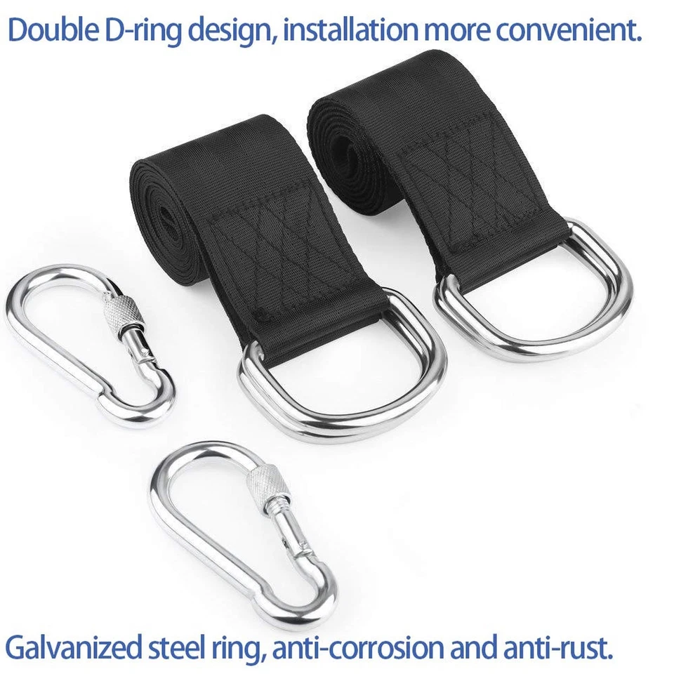 Kit Colgante Columpio Árbol, Correas Columpio Árbol, Correas Hamaca DIORES Con Lazos S... Foto 4 de 4