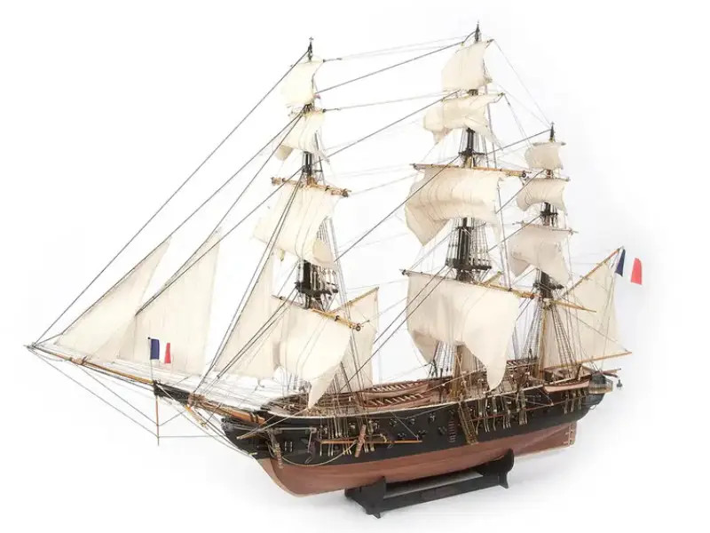 Maquette La Belle Poule OCCRE 15007 - Frégate en bois à construire 1/90