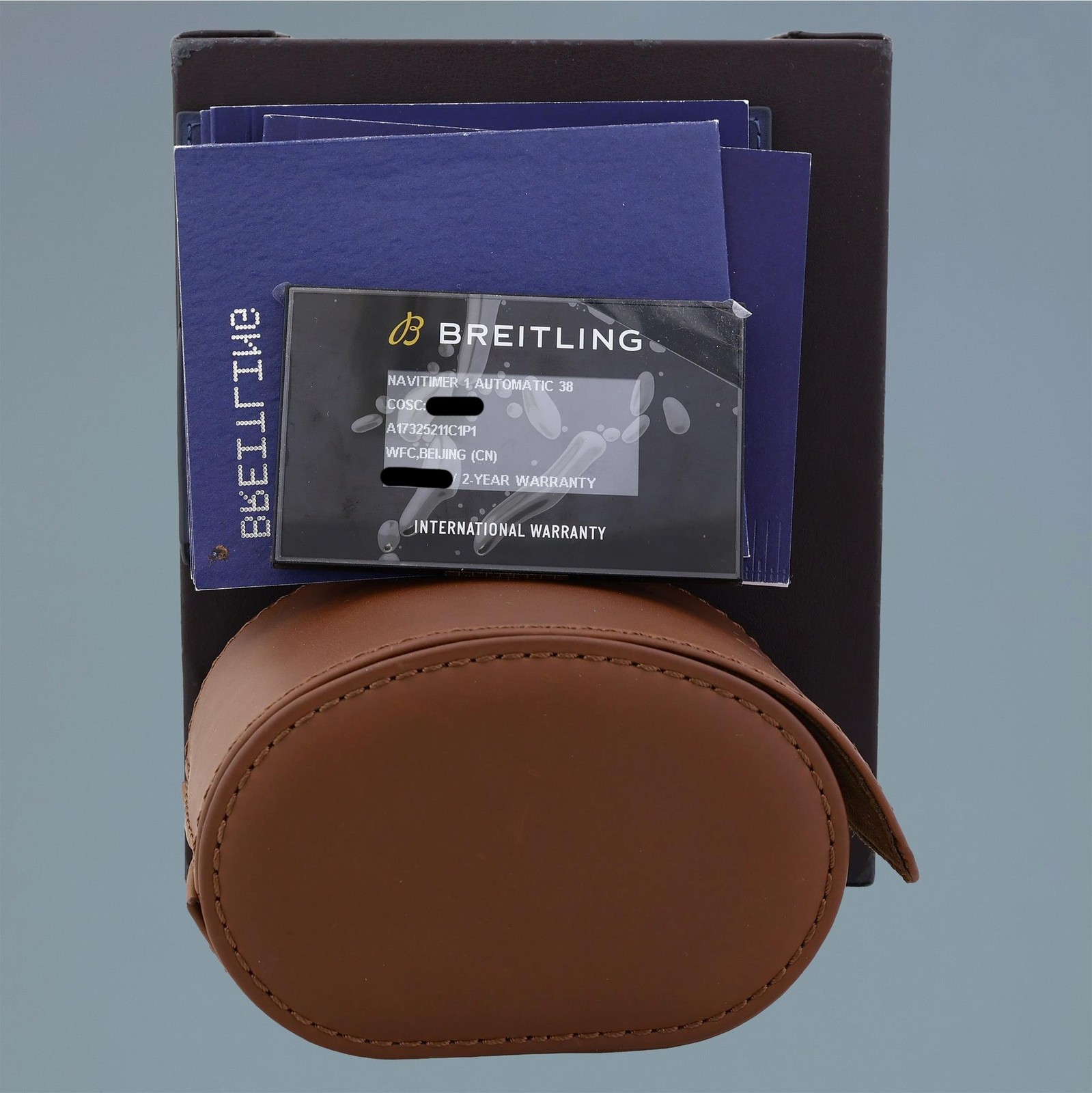 PAPERS MINT Breitling Navitimer Blue Leather Chro… - image 7