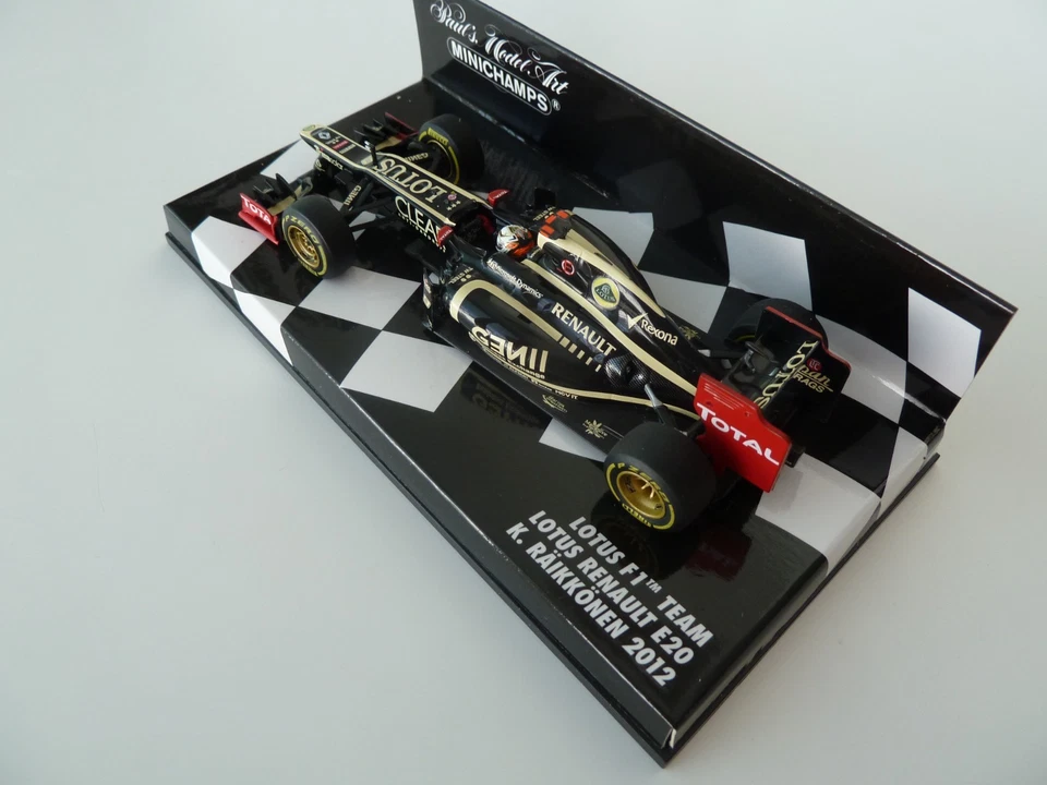 Lotus Renault E20, Kimi Räikkönen, F1-Saison 2012, Lotus F1-Team,Minichamps 1:43 - Bild 3 von 4