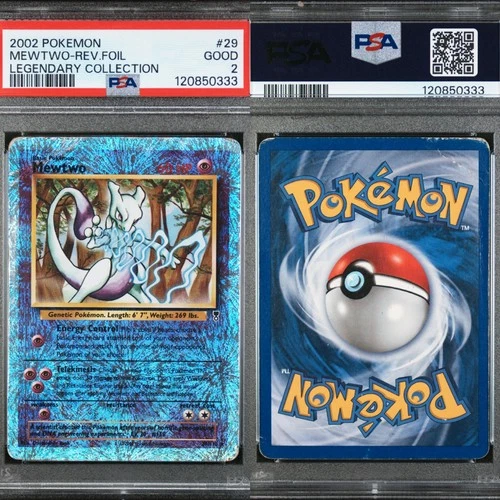 🔥 PSA 2 GOOD MEWTWO REVERSE HOLO | LEGENDARY COLLECTION 29/110 🔥