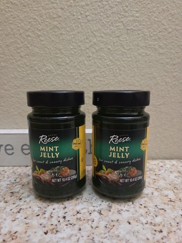 💚 Mint Jelly Sauce 10.4 Oz By Reese Lot set of 2 jars Exp:07/2026 - Picture 2 of 7
