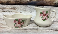 Greenbrier Resort Hotel Dorothy Draper Creamer 8 0z Pitcher & Sweetener Dish