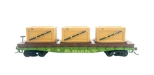 Rock Island Hobby HO Reading 40' Flat Car with Crates
