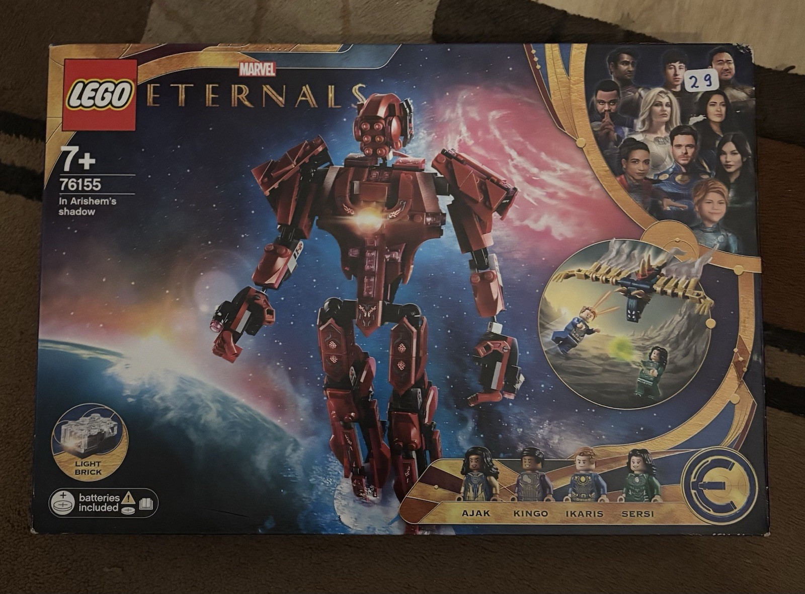LEGO Marvel 76155 Les Éternels Dans l'ombre d'Arishem jeu de construction neuf