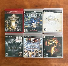 Lote de 6 juegos PlayStation 3 PS3 todo en caja original completo Resident Evil Blazblue +