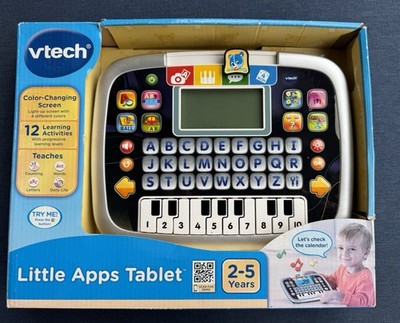 VTECH LITTLE APPS TABLET 12-LEARNING ACTIVITIES SILVER AGES 2-5