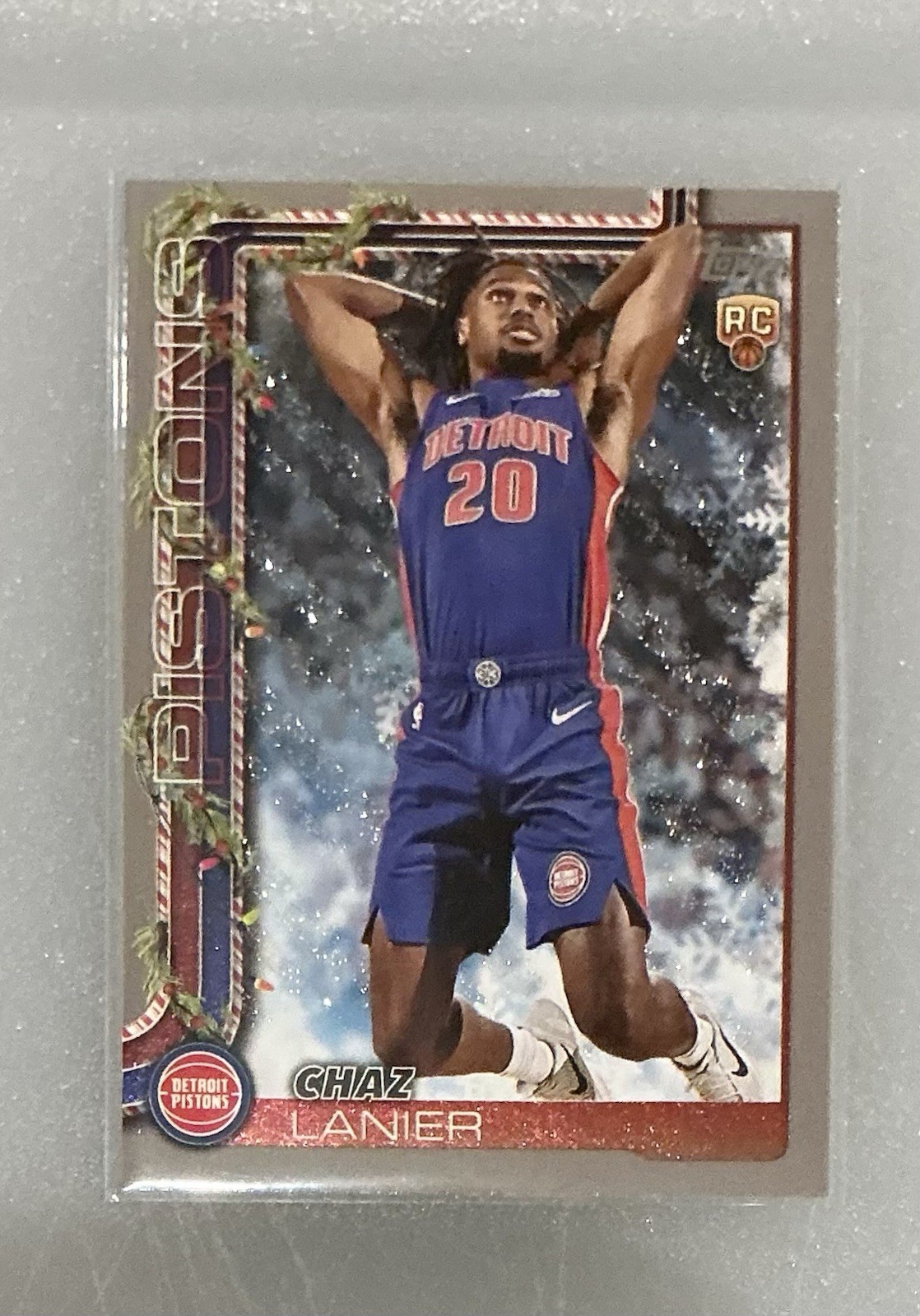 2025-26 Topps Holiday #H197 Chaz Lanier Glitter Holiday