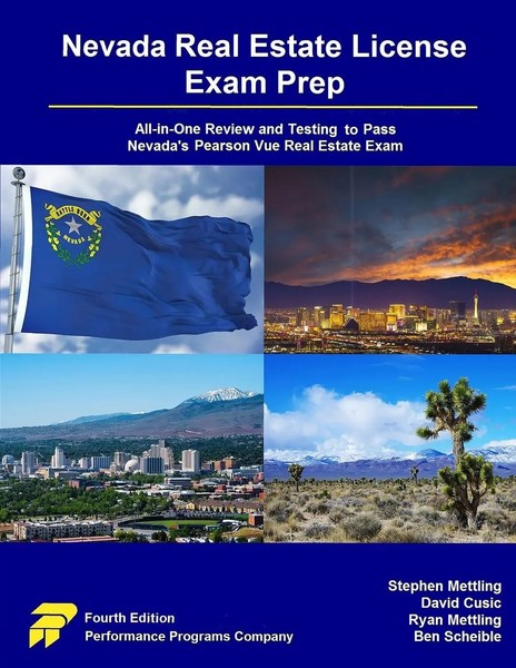 Nevada Real Estate License Exam Prep Stephen Mettling (U. A.) Taschenbuch 2024-image