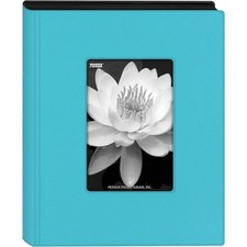 4x6 Photo Album Mini Frame Cover for Pictures in Aqua Blue