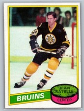 Jean Ratelle Bruins 1980 Topps #6 Hockey HOF Center