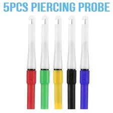 5Pcs Wire Piercing Probe Clip Puncture Back Probe Pins Automotive Test Lead Kit