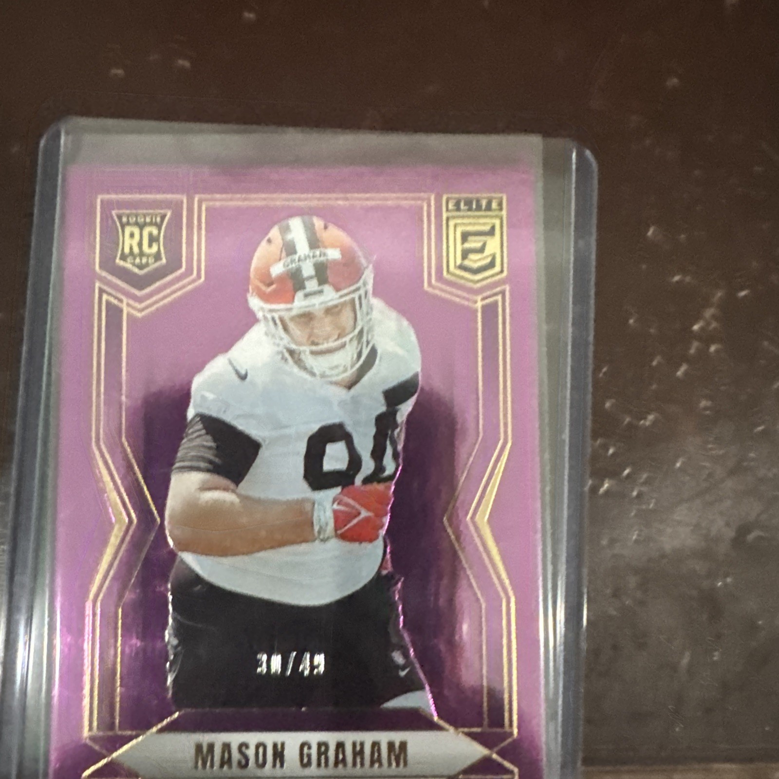 2025 Panini Donruss Elite Mason Graham RC Purple /49 #125 Browns SP