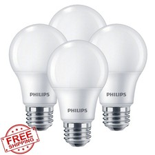 PHILIPS 8.8W 800LM Soft White A19 Bulb 4pk