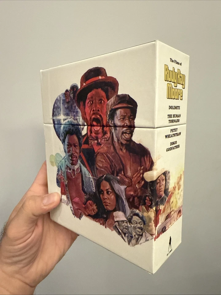 Rudy Ray Moore 'The Films of Rudy Ray Moore' Box Set Vinegar Syndrome (BOX ONLY) Foto 3 de 4