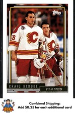 Craig Berube 1992-93 Topps #208 Gold Calgary Flames