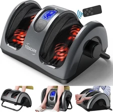 TISSCARE 212 Shiatsu Massage Foot Massager Machine - Upgrade Gray