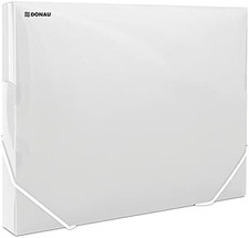 Sammelbox Dokumentenbox DIN A4 transparent mit Eckspannern Gummis Büro Schule