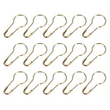 1000Pcs Durable Golden Safety Pins for Clothes Creative Reusable Dress Pins