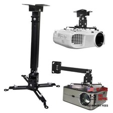 Projector Mount,Ceiling Wall Mount, Universal Projector Mount with 25.5 black