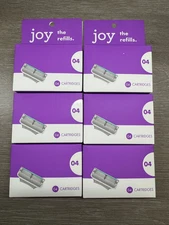 6 PACKS Gillette Joy The Refills 4 Razor Cartridges EACH 5 bladed NEW SEALED