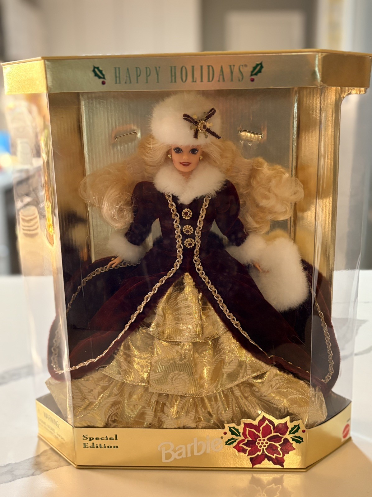 Mattel Barbie Happy Holidays 1996 Special Edition 15646 NEW Sealed