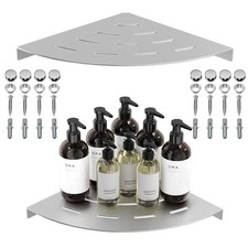 Corner Shower Shelves Load Capacity 40 Lbs 304 Stainless Steel Shelf for Show...