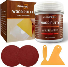 9.87 Oz Walnut Wood Filler Putty - Stainable, Paintable for Furniture, Wood Fl