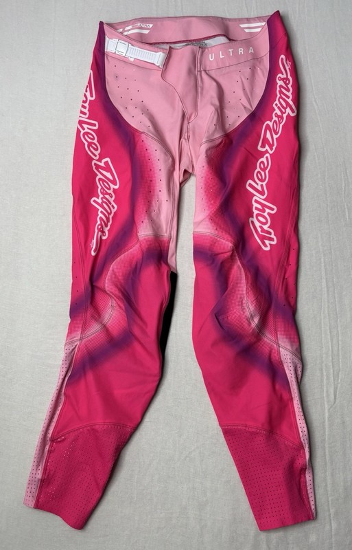 Troy Lee Designs Troy Lee LE Ultra Blurr Pants Mens Size 30 Pink Riding