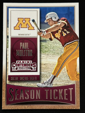 2015 Panini Contenders #75 Paul Molitor Minnesota Golden Gophers *SHIPPING!*