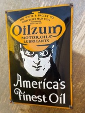 Oilzum In Collectible Gas & Oil Advertising Signs for sale | eBay