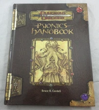 Dungeons & Dragons D&D d20 3rd Edition Psionics Handbook WTC11835