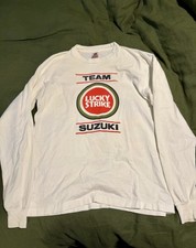 Camisa Lucky Strike Team Suzuki 1991 Serie Campeonato Mundial De Colección Rara XL