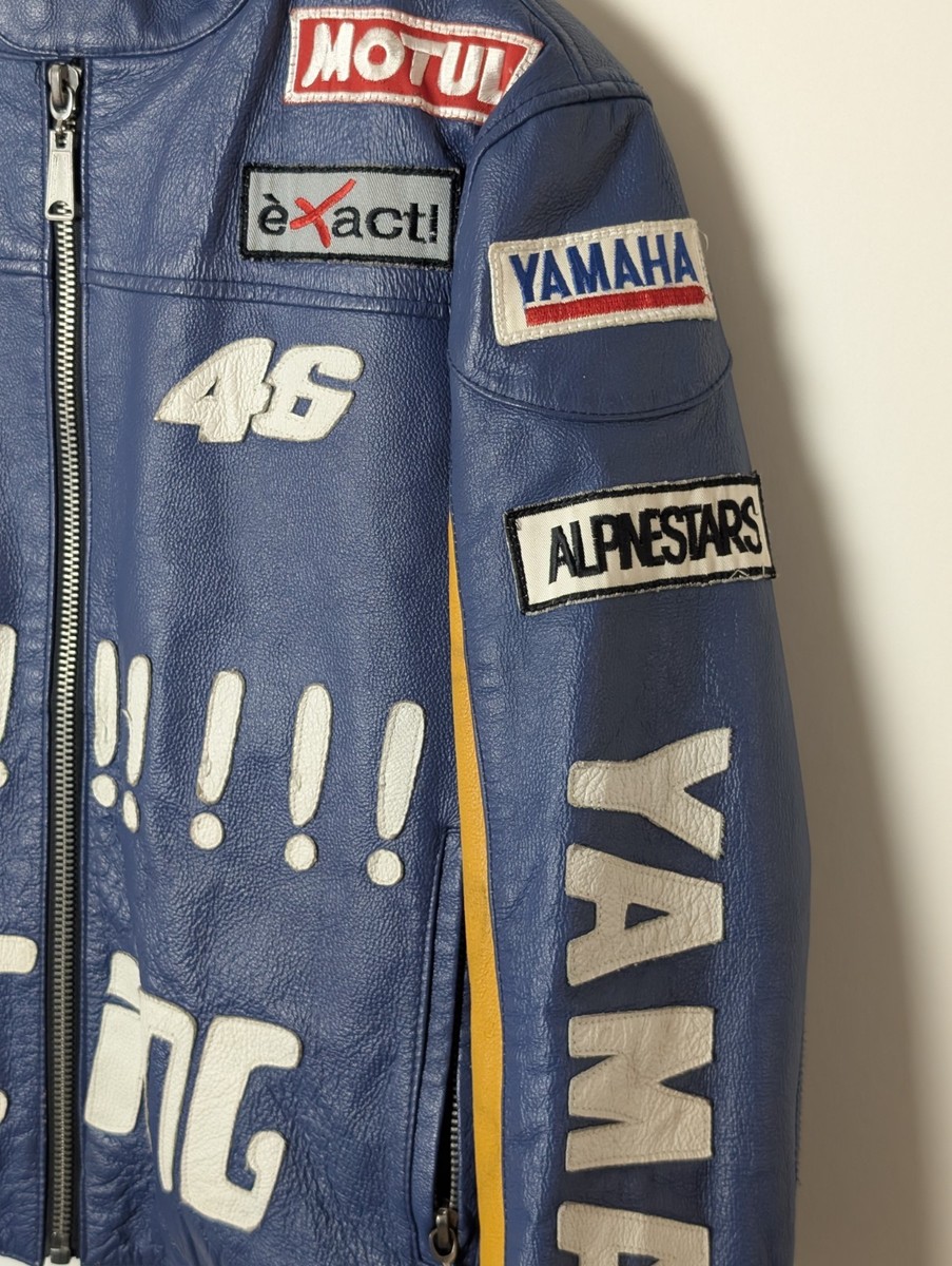 Valentino Rossi Yamaha 46 “Go!!!!” Racing Leather Jacket MotoGP Il